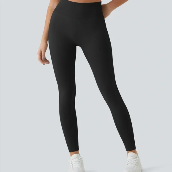 NWT Halara Ultrasculpt Butt Lifting Booty Cinch Seamless Black Leggings size XL - Picture 4 of 7